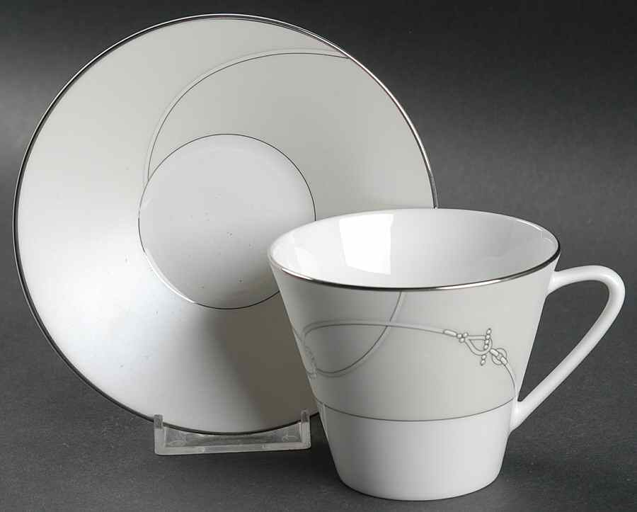 Lavaliere Flat Cup & Saucer Set by Waterford China-1