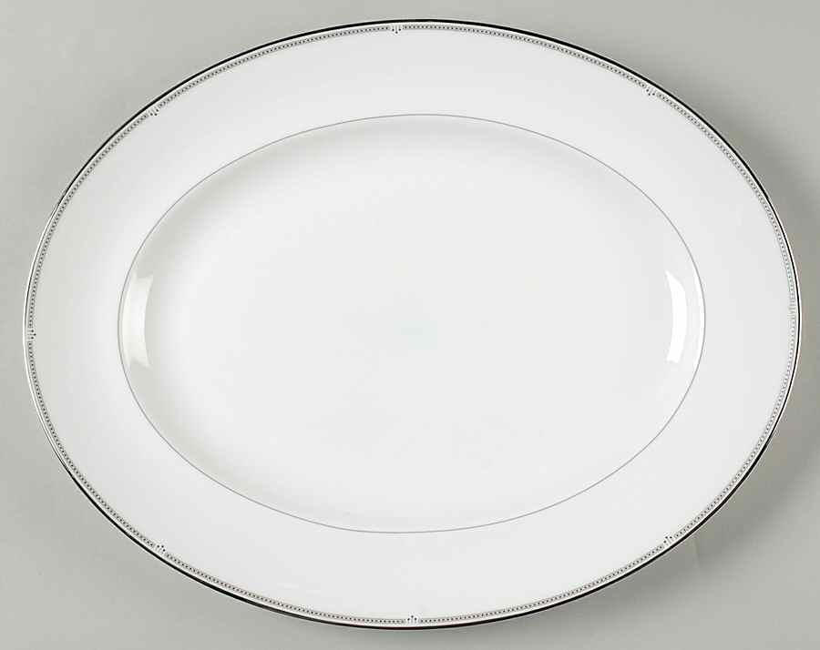 Sloane Square 14" Oval Serving Platter by Wedgwood-1