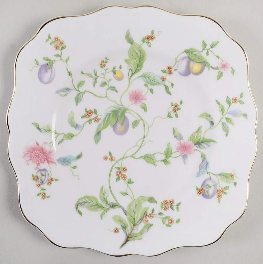 Sweet Plum Square Salad Plate by Wedgwood-1