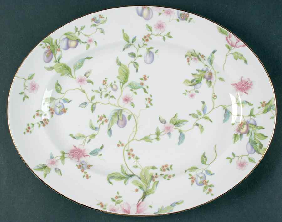 Sweet Plum 13" Oval Serving Platter by Wedgwood-1