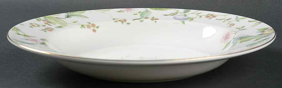 Sweet Plum Rim Soup Bowl by Wedgwood-1
