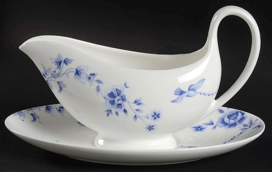 Harmony Gravy Boat & Underplate by Wedgwood-1