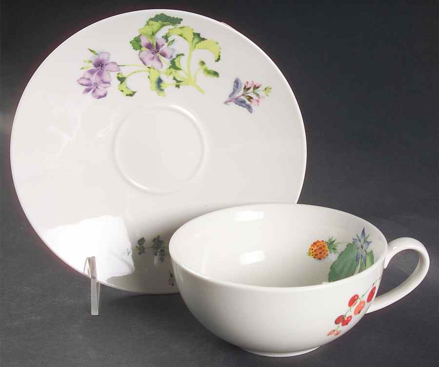 Chelsea Garden Cappuccino Cup & Saucer Set by Wedgwood-1