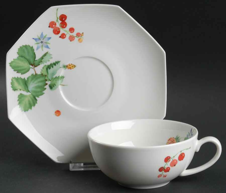 Chelsea Garden Cappuccino Cup & Saucer Set by Wedgwood-1