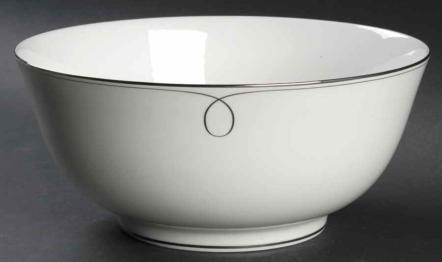 Embrace Platinum 10" Large Salad Serving Bowl by Wedgwood-1