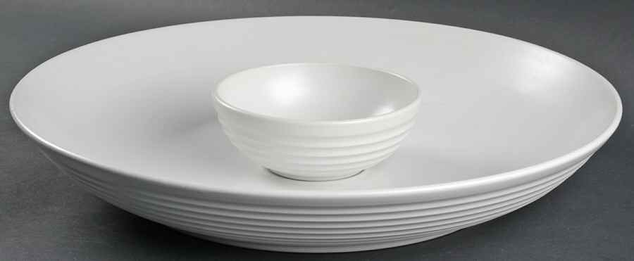 Emeril Chef's White (2 Piece) Chip & Dip Set by Wedgwood-1
