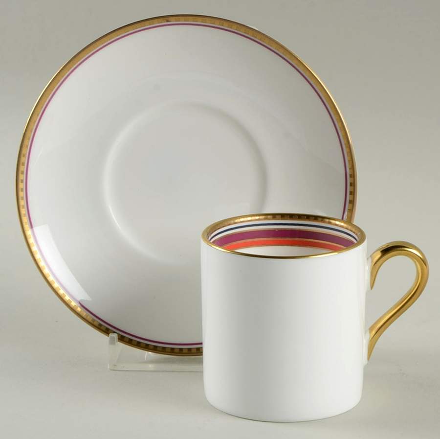 David Accessories Flat Demitasse Cup & Saucer Set by Waterford China-1