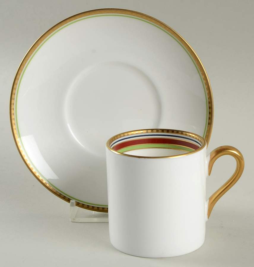 David Accessories Flat Demitasse Cup & Saucer Set by Waterford China-1