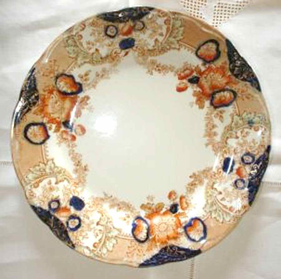 Glenwood Brown, Multicolor Salad Plate by Wood & Sons-1