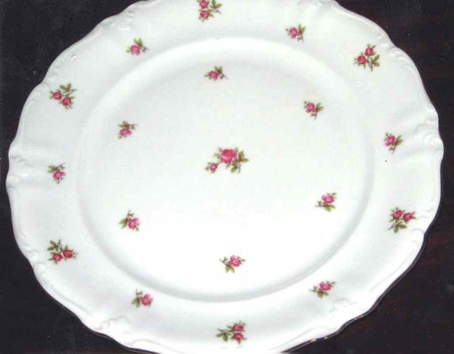 Spring Roses (Ribbed) Dinner Plate by Winterling - Bavaria-1