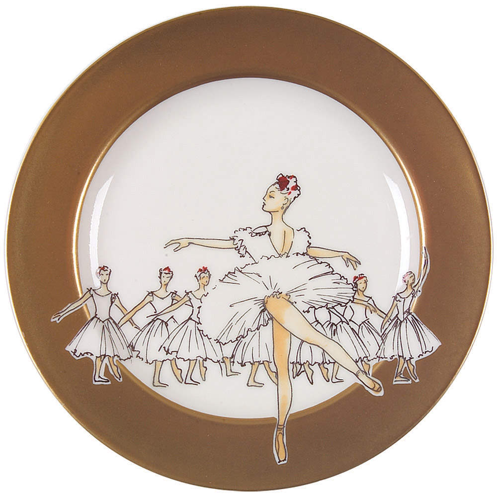 Golden Days of Christmas Salad/Dessert Plate by Westbury Court-1