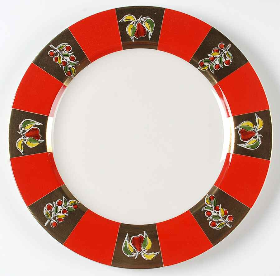 Golden Days of Christmas Service Plate (Charger) by Westbury Court-1