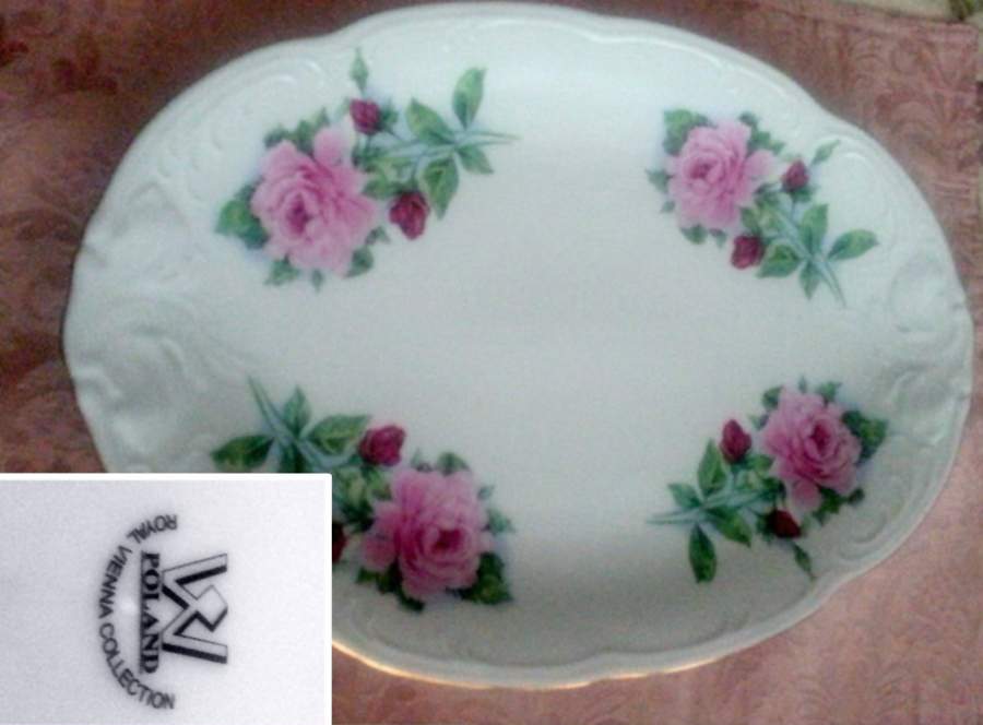 WAV61 12" Oval Serving Platter by Wawel-1