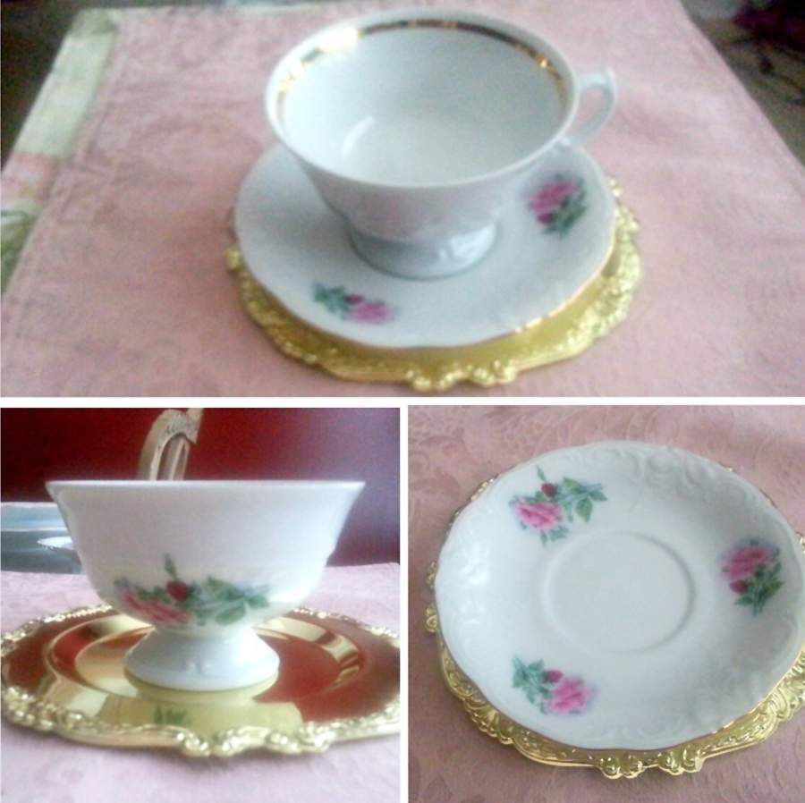 WAV61 Footed Cup & Saucer Set by Wawel-1