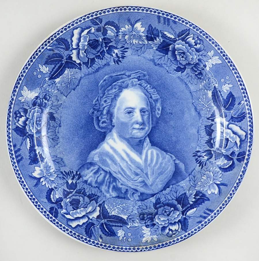 Washington Bicentennial Plates Blue Luncheon Plate by Wedgwood-1