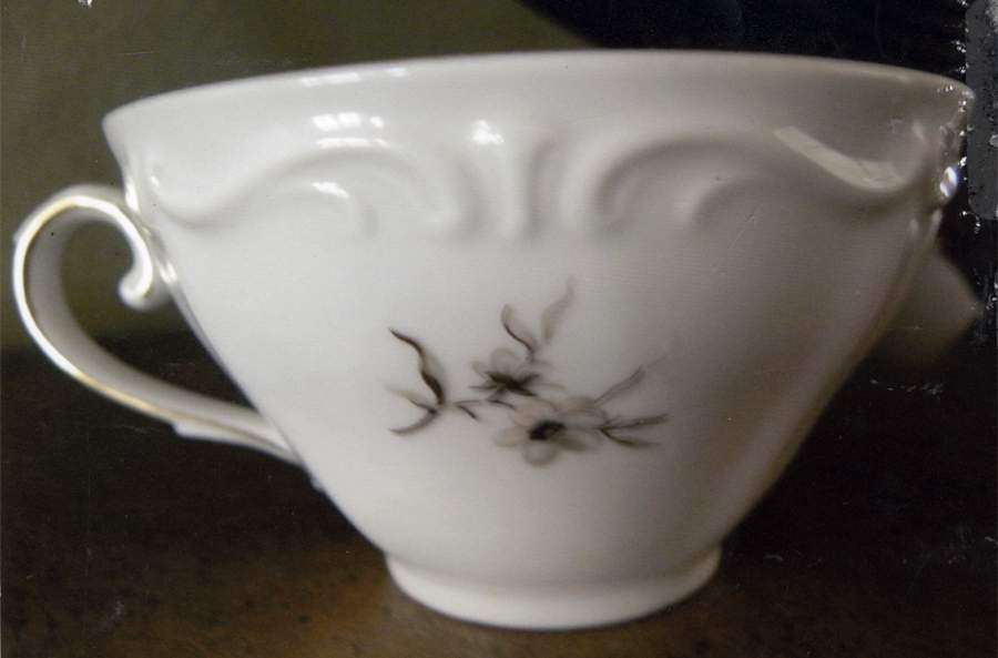 Dawn Rose (Gold Trim) Footed Cup by Winterling - Bavaria-1