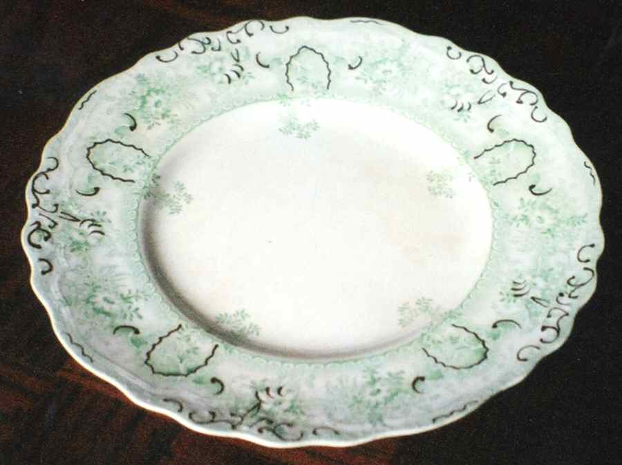 Clive Green Dinner Plate by Wood & Sons-1