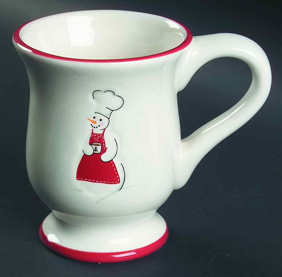 Snowman Chef Footed Mug by Williams-Sonoma-1