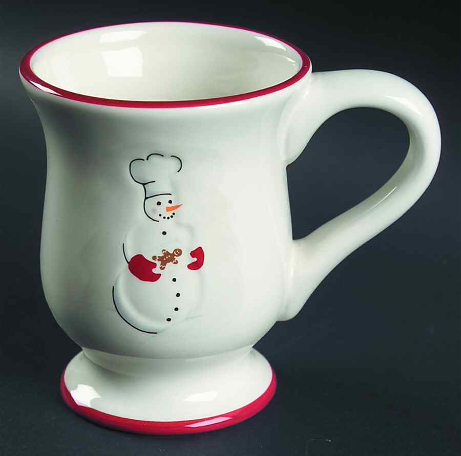 Snowman Chef Footed Mug by Williams-Sonoma-1