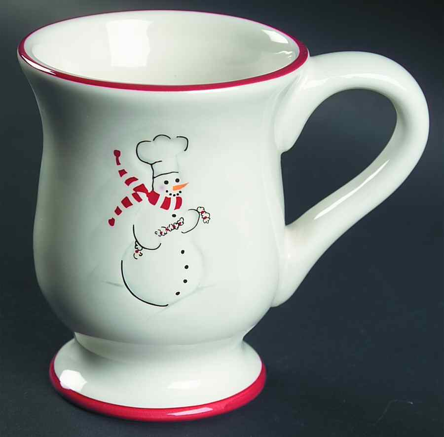 Snowman Chef Footed Mug by Williams-Sonoma-1