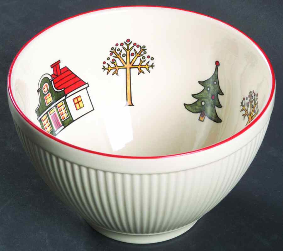 Windsor Christmas 5" Footed Bowl by Wedgwood-1