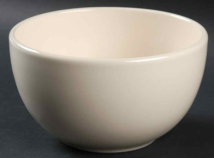 Solid Color Ivory Soup/Cereal Bowl by Whole Home-1