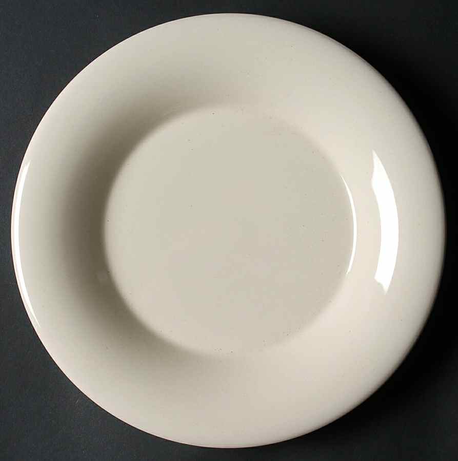 Solid Color Ivory Dinner Plate by Whole Home-1