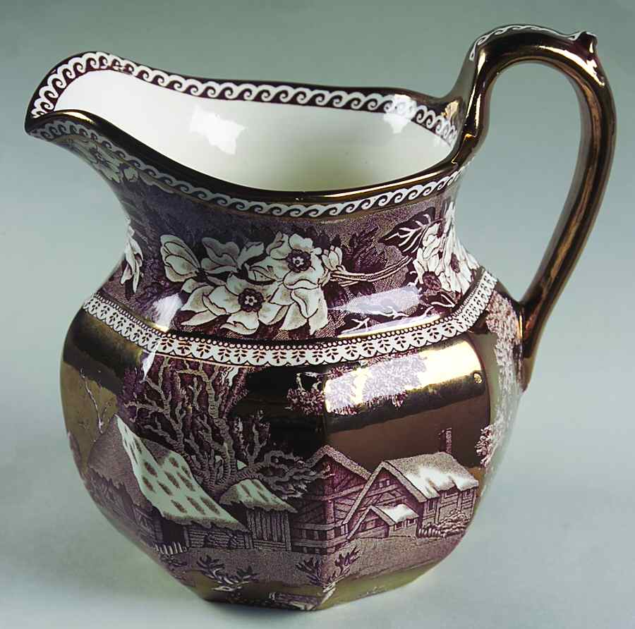 Fallow Deer Brown (Gold Accents) 16 Oz Pitcher by Wedgwood-1