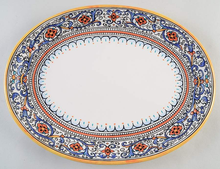 Porto 16" Oval Serving Platter by World Market-1