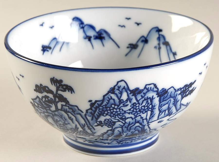 Blue Sushi Rice Bowl by World Market-1