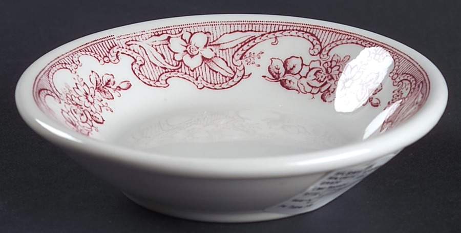 Majestic Red (White Background) Fruit/Dessert (Sauce) Bowl by Wellsville-1