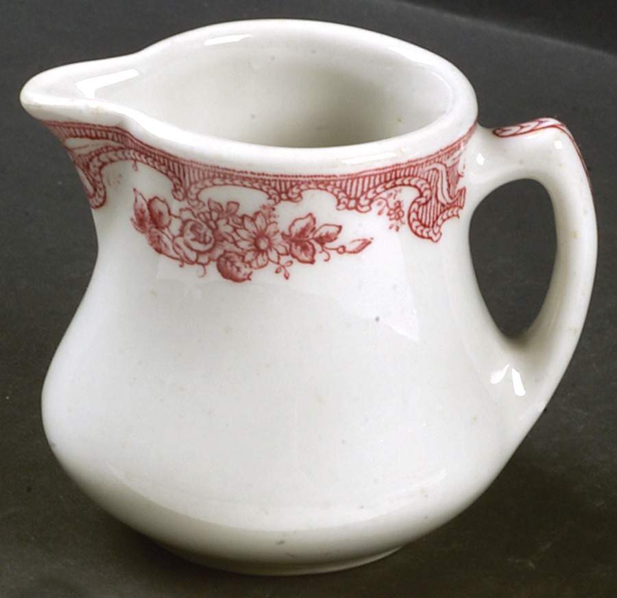 Majestic Red (White Background) Creamer by Wellsville-1