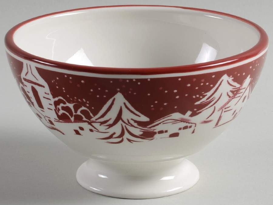 Snowy Village Soup/Cereal Bowl by Williams-Sonoma-1