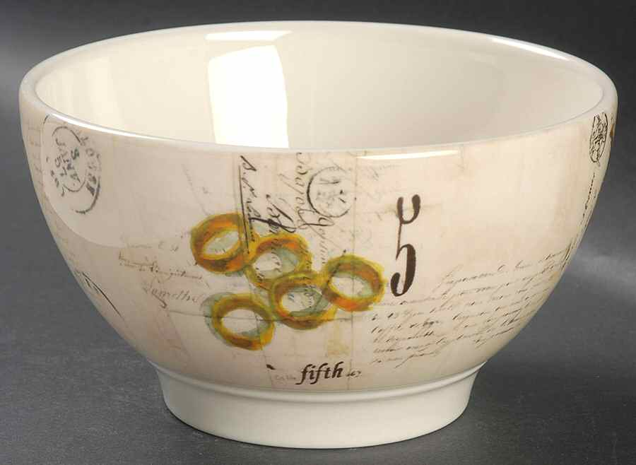 12 Days of Christmas (Black Numbers, Rim Shape) Coupe Cereal Bowl by Williams-Sonoma-1