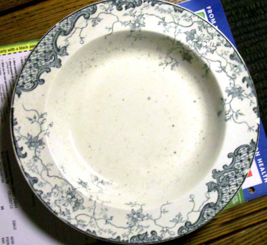 Windsor Blue Rim Soup Bowl by Whittaker & Co-1