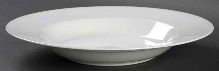 Daisy Blanc Large Rim Soup Bowl by Waterford China-1