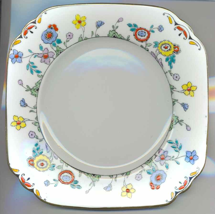 WLL12 Square Salad Plate by Wellington (England)-1