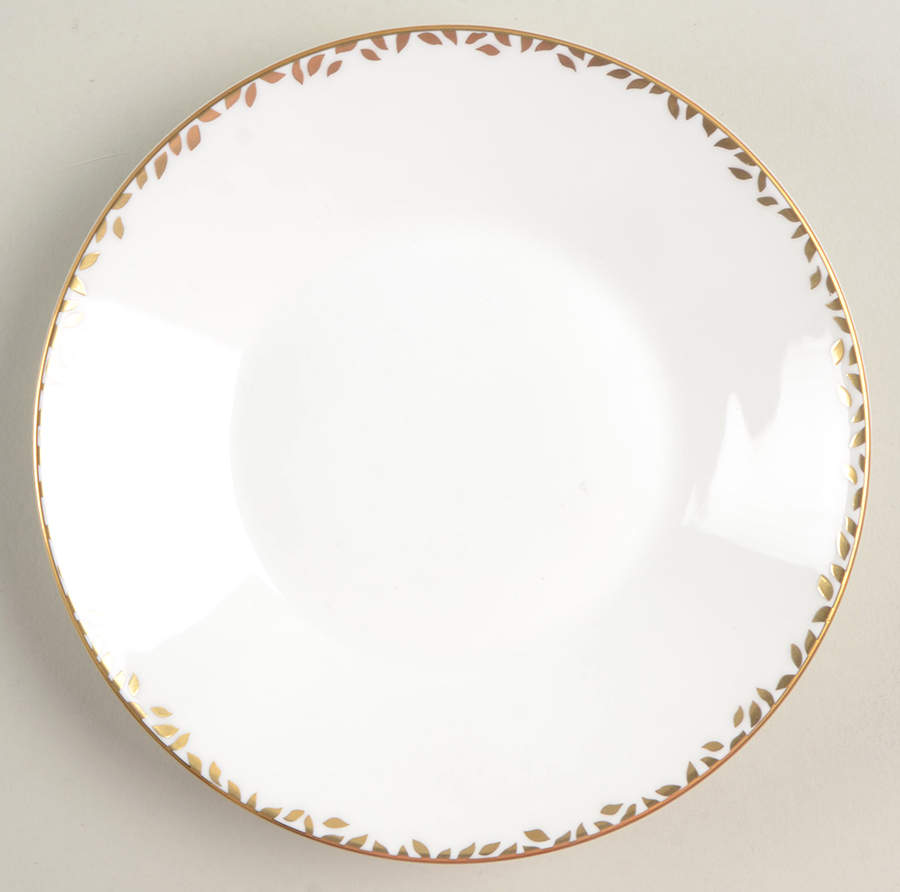Gilded Leaf Saucer by Wedgwood-1