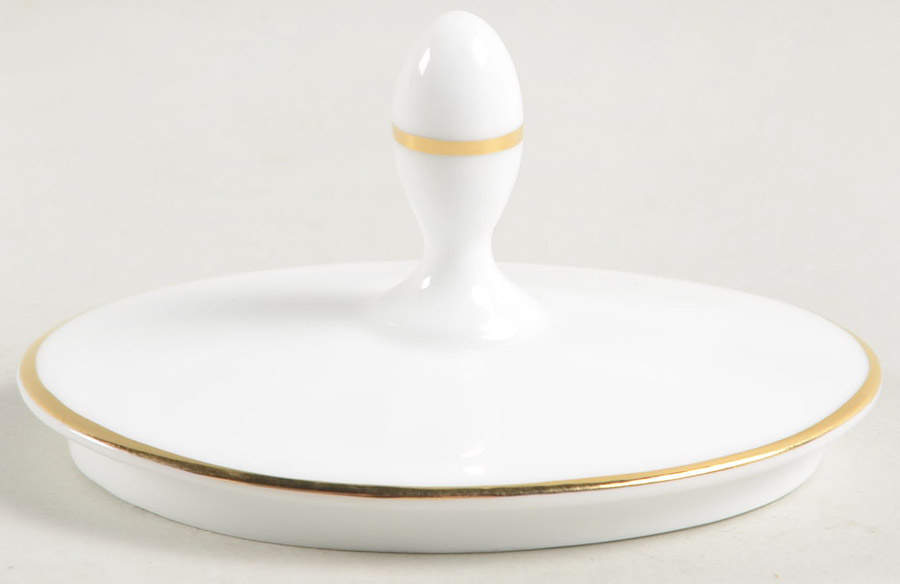 Gilded Leaf Lid for Sugar Bowl by Wedgwood-1