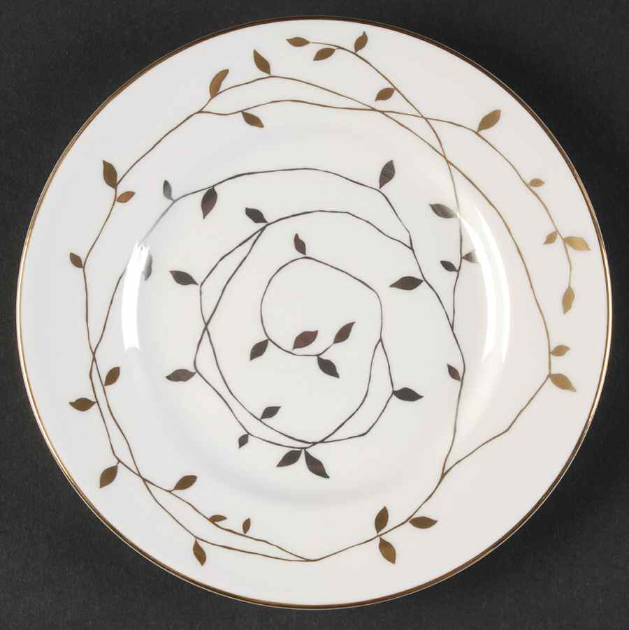 Gilded Leaf Bread & Butter Plate by Wedgwood-1