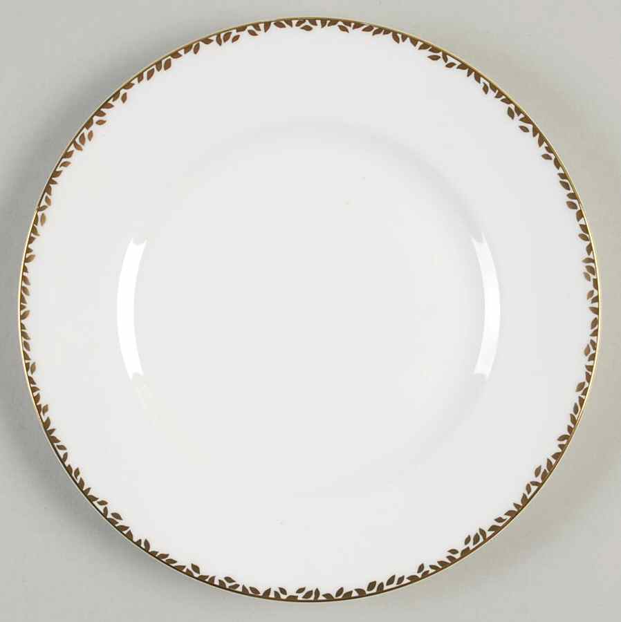 Gilded Leaf Salad Plate by Wedgwood-1
