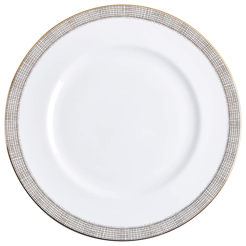 Gilded Weave Dinner Plate by Wedgwood-1