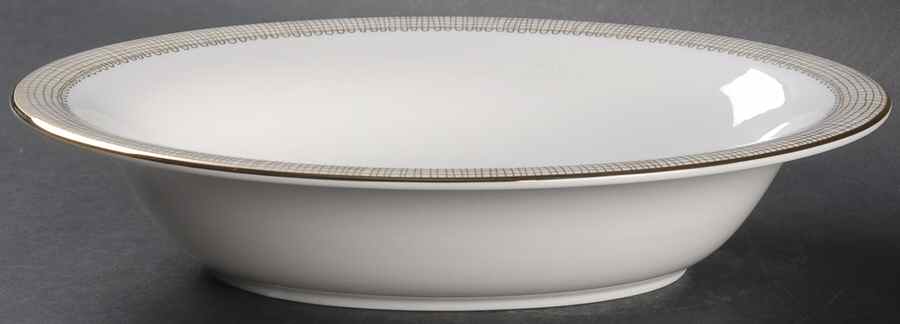 Gilded Weave 10" Oval Vegetable Bowl by Wedgwood-1