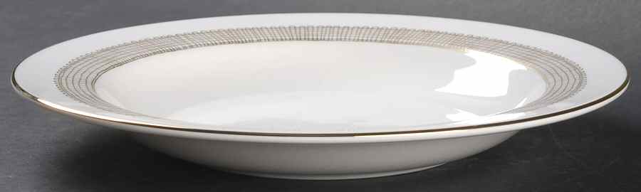 Gilded Weave Large Rim Soup Bowl by Wedgwood-1