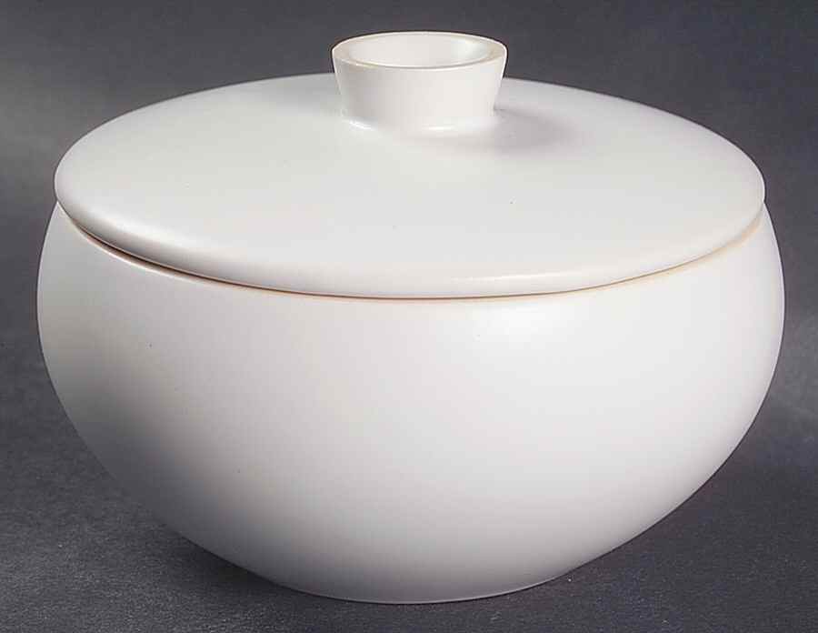 Vera Wang Naturals Chalk Sugar Bowl & Lid by Wedgwood-1