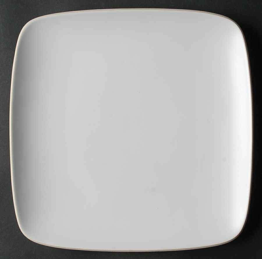 Vera Wang Naturals Chalk Square Accent Salad Plate by Wedgwood-1