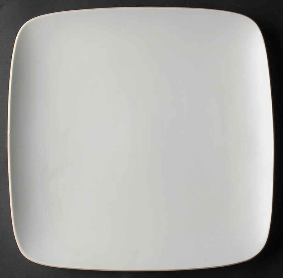Vera Wang Naturals Chalk 13" Square Serving Platter by Wedgwood-1