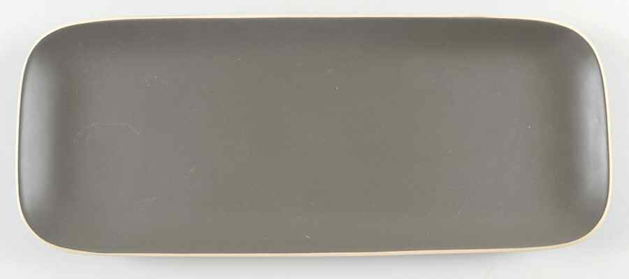 Vera Wang Naturals Graphite 15" Rectangular Tray by Wedgwood-1