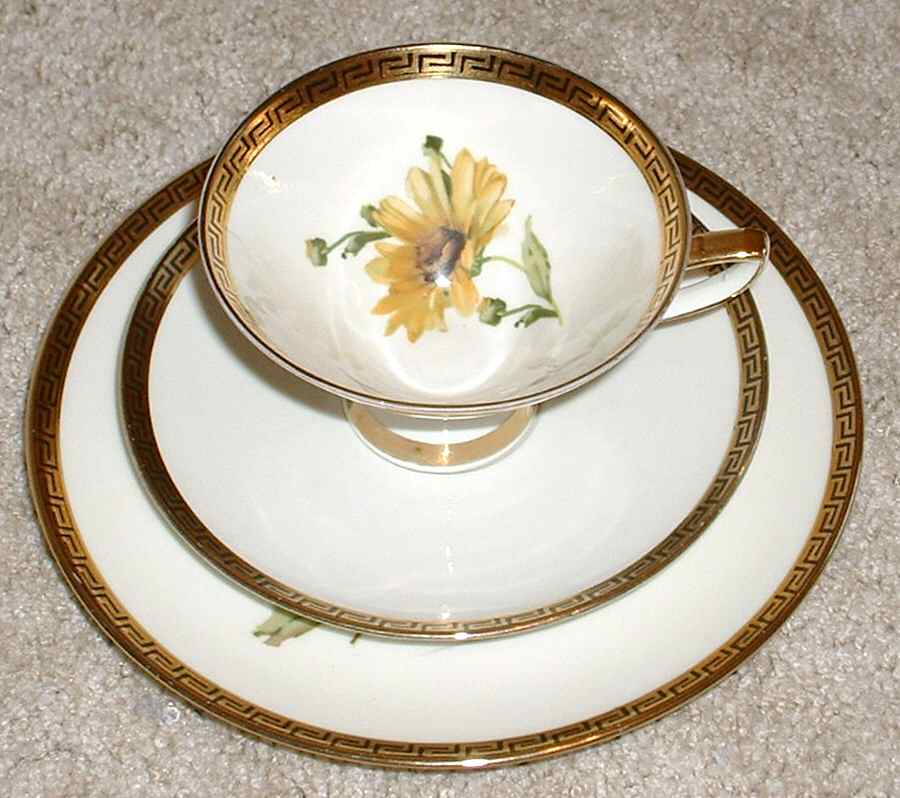 WIG985 Footed Cup & Saucer Set by Winterling - Bavaria-1