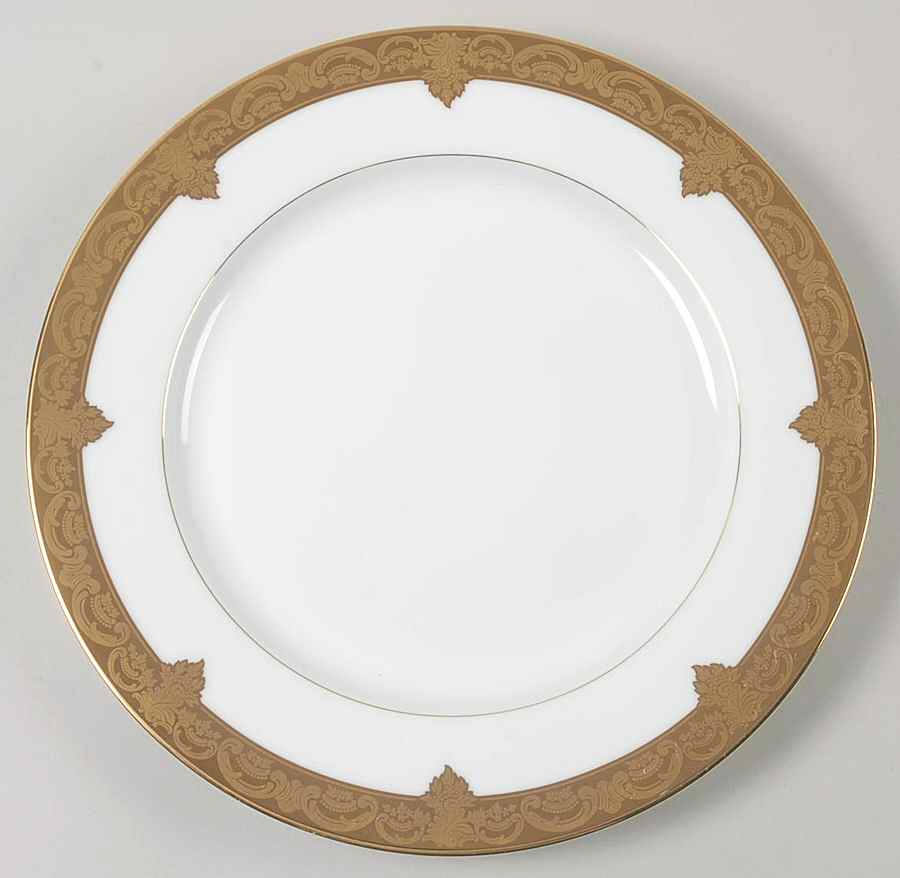 Fiorenz Gold 12" Chop Plate (Round Platter) by William Roberts-1